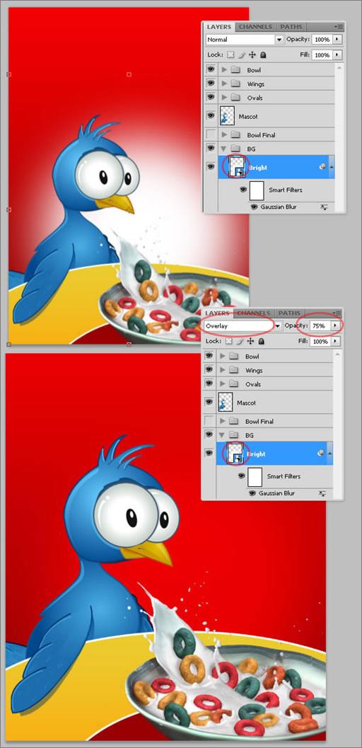 Photoshop CS4的3D工具绘制甜麦圈包装袋