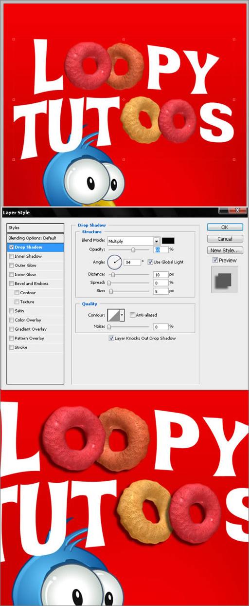 Photoshop CS4的3D工具绘制甜麦圈包装袋