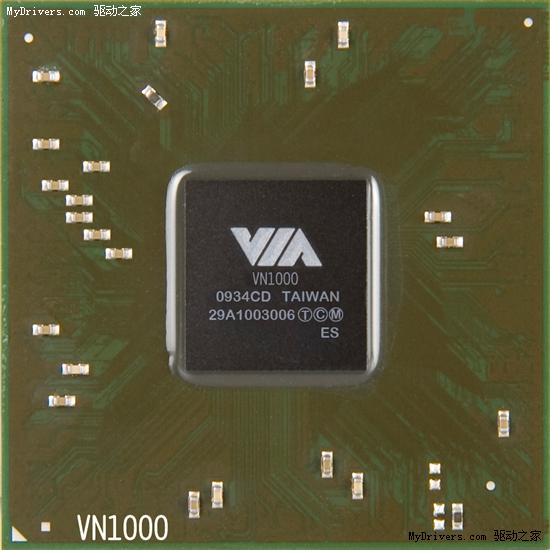 VIA发布业界第二款DX10.1整合芯片组VN1000