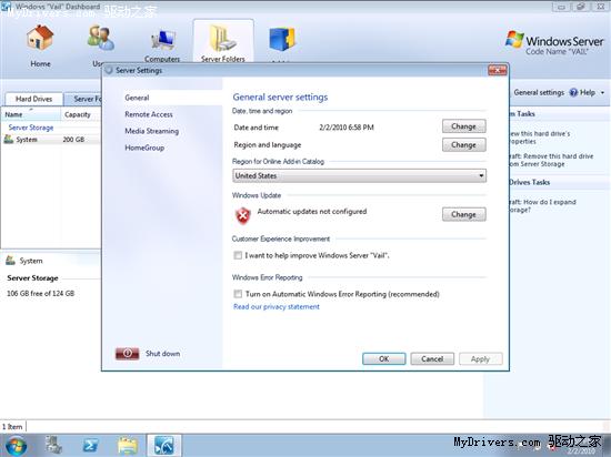 微软下一代Windows家庭服务器“Vail”初印象 