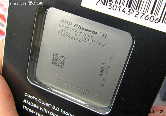 Phenom II X4 910e、X2 555跟进上市