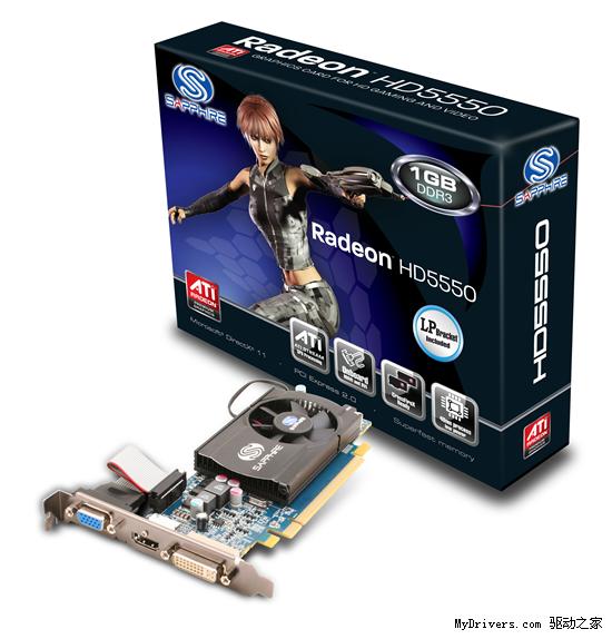 蓝宝Radeon HD 5550发布 确认320SP