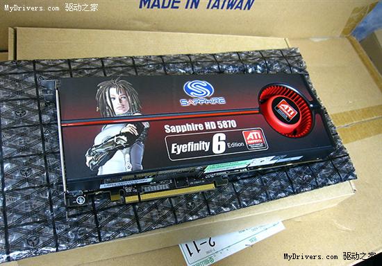 蓝宝Radeon HD 5870 Eyefinity 6先行上市