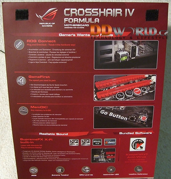 华硕890FX玩家国度Crosshair IV Formula最终零售版欣赏