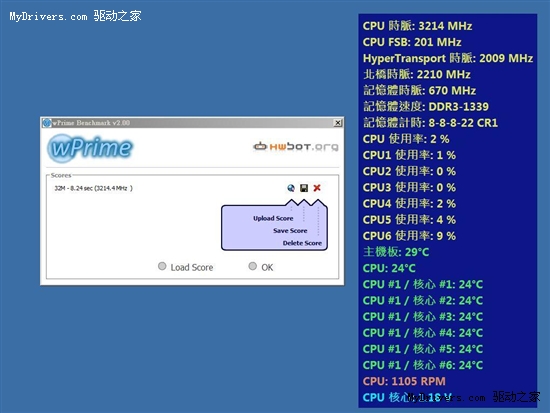 AMD六核心Phenom II X6 1090T多项测试曝光