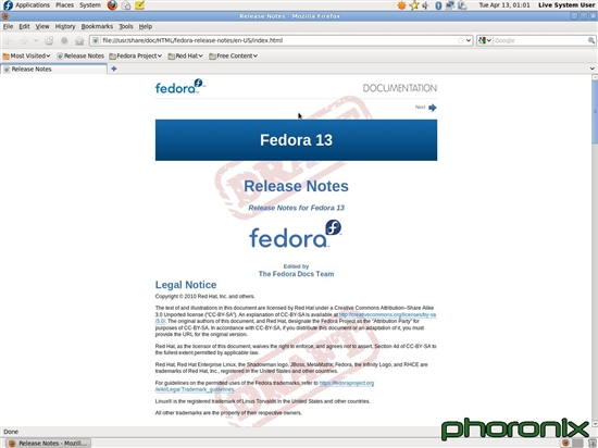 Fedora 13 Beta发布 新界面多图赏