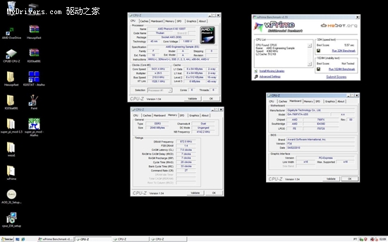 神秘六核心“Phenom II X6 1005T”再超6.7GHz