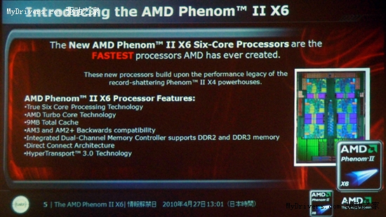 AMD六核心Phenom II X6正式发布 全面测试