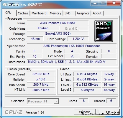 AMD六核心Phenom II X6正式发布 全面测试