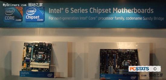 Intel 6系列主板更多厂商展示 H65首度露面