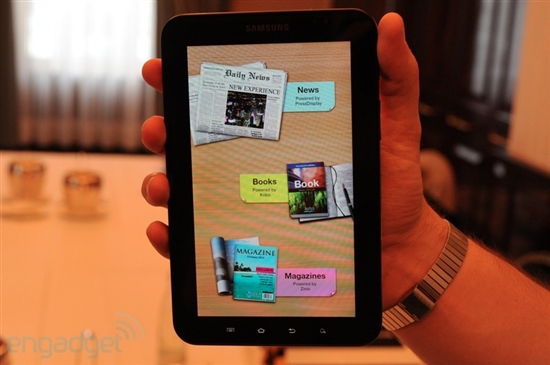 三星Galaxy Tab平板机抢先试用