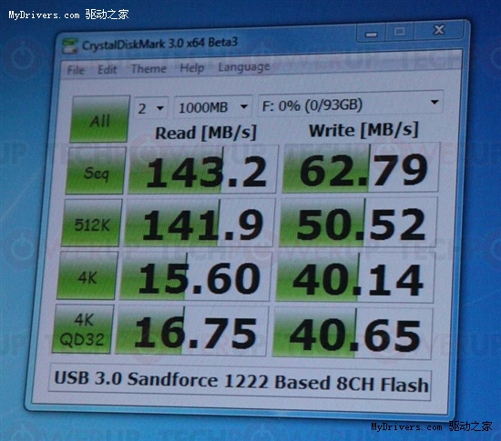 全球首款SandForce控制器USB 3.0 U盘飞飙