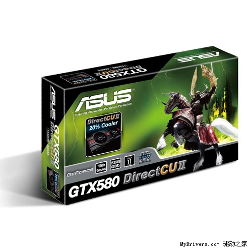 华硕三插槽GeForce GTX 580上市