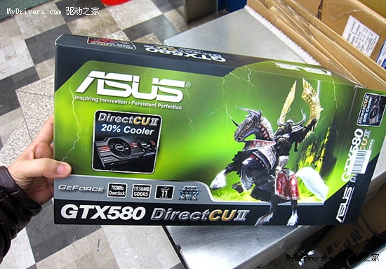 华硕三插槽GeForce GTX 580上市