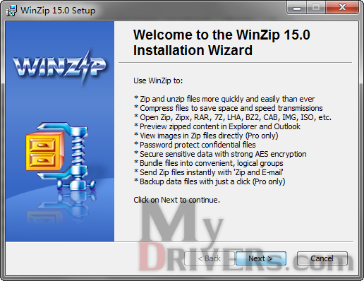 WinZip 15正式版发布 全新压缩引擎、界面