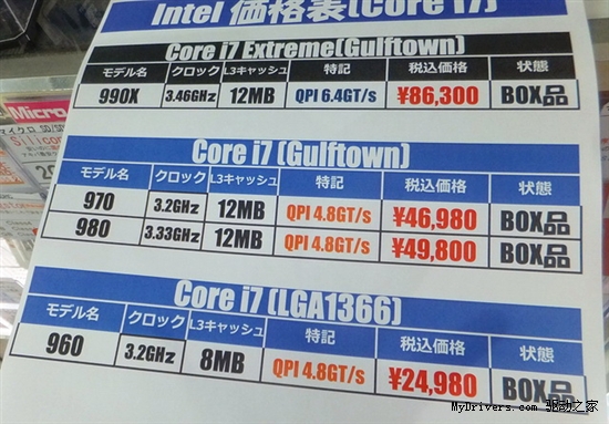 LGA1366六核结束曲：Core i7-980发布上市