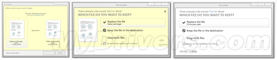 微软详解Windows 8文件替换界面