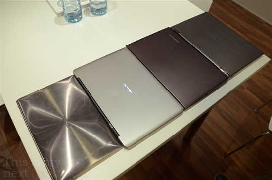 死磕MacBook Air 四大家族Ultrabook合影