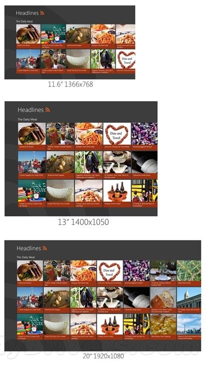 大屏小屏全搞定 微软详解Win8对各类屏幕的支持