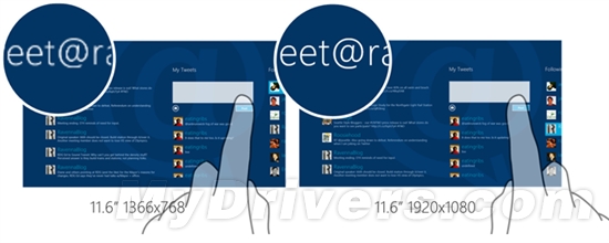 大屏小屏全搞定 微软详解Win8对各类屏幕的支持