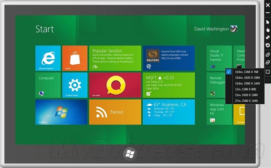 大屏小屏全搞定 微软详解Win8对各类屏幕的支持