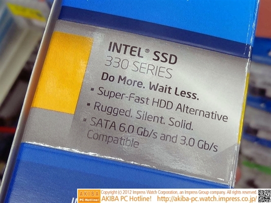 比320还便宜：Intel 330系列SATA 6Gbps SSD正式上市