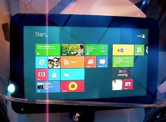 英特尔披露Win8平板电脑配置详情 下半年发布