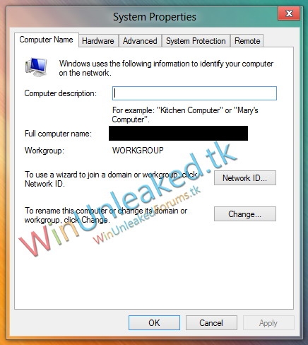 截图曝光 Windows 8普通版已阉割“网络ID”修改功能